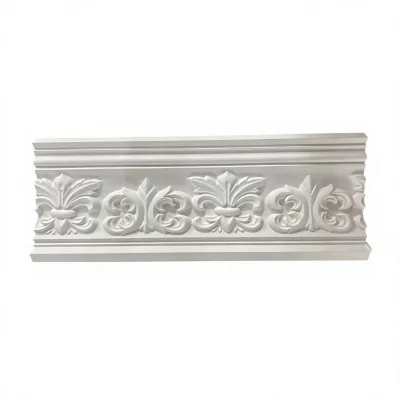 High Density Durable Fireproof European Artistic Carved Cornice Molding Wall Panel Easy Installation Beautiful Trim for House