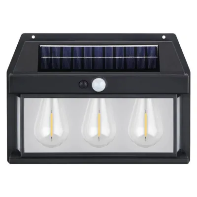 Manufacture Supplier Solar Tungsten Wire Wall Lamp Courtyard Villa Atmosphere Lamp Outdoor Wall Light