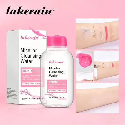 Wholesale Organic Micellar Water Makeup Remover Oil Free Deep Cleansing Face Eye Lip Hydrating Brightening Private Label
