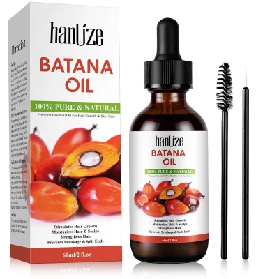 Organic Batana 60ml Hair Oil Nourishing Moisturizing and Skin Smoothing Fresh Odor Vegan Ingredients Pure Essential Oil