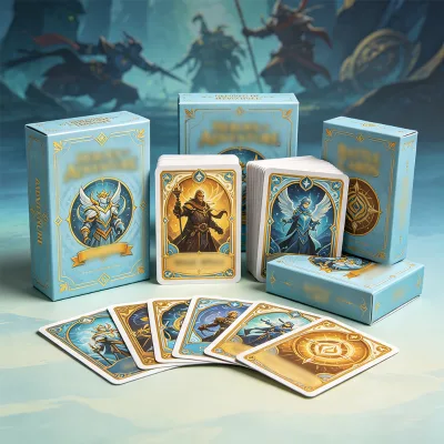Eco-friendly FSC Certification High Definition Exquisite Game Cards and Packaging Boxes for Collect and Trade