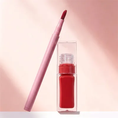 OEM New Arrival Peptide Lip Gloss Matching Lip Stain Liner Set Hydrating Anti Chapped Lip Cosmetic Custom Logo Makeup Gift Set