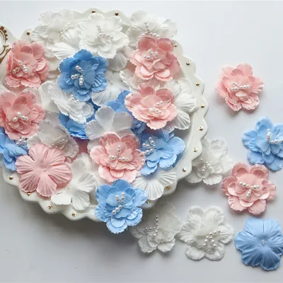 Exquisite Beaded Small Flowers DIY Auxiliary Headdress Home Handmade Accessories
