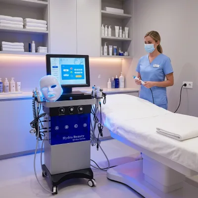 Hot Sales CE Certified Standing 14 in 1 Hydro Dermabrasion Facial Machine with Oxygen Jet Touch Screen Machine