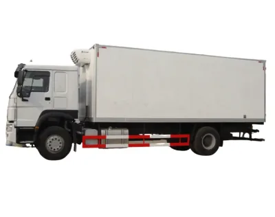 10T Carrier Freezer Truck Refrigeration Units for Sale 6 Wheels 35cubic Meters HOWO Refrigerated Truck Insulated Van Body Price