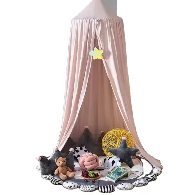 Folded Kid Baby Canopy Tent Bed Curtain Cribs Mosquito Net Baby Mosquito Net with Stand for Baby Home