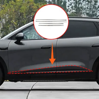 Stainless Steel Chrome Side Door Body Molding Anti-scratch Strip for Chery Fengyun T9L 2026 Exterior Car Decorative Accessories