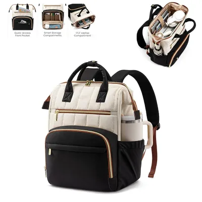 New Style Large Capacity Lightweight Oxford 20-35L Mom Bag Versatile Korean-style College Puffy Puffer Travel Backpack