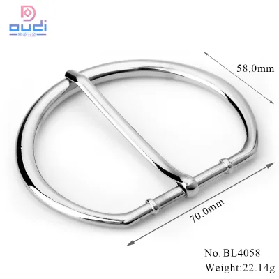 High Quality Sliver Metal Belt Fastener Buckle Efficient Hardware for Clothing Accessories