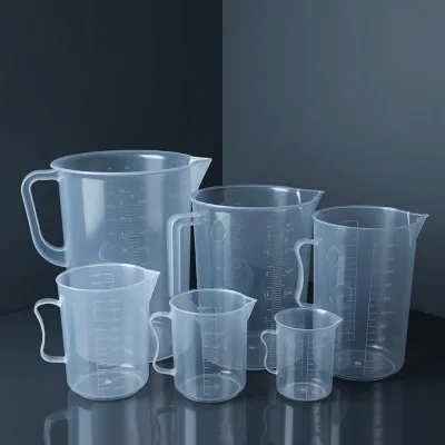 Disposable Multi-Purpose Measuring Beakers 25ML 50ML 100ML 150ML 250ML 300ML 500ML 1000ML Plastic Beakers