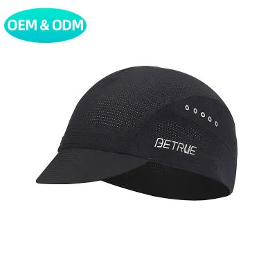 Biker Cowboy Racing Fishing Caps Nylon Spandex Heat Press Biking Cap for Girls Boys Laser White Pink for Cycling and Sports