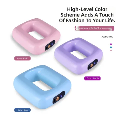 Weight Loss Vibration Plate Lymphatic Drainage 5-Level Portable Cordless Full-Body Fascia Ring Deep Tissue Percussion Massager