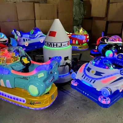 New Design Indoor Amusement Park Cartoon Aircraft Electric Carousel Electric for Kids Carousel for Sale