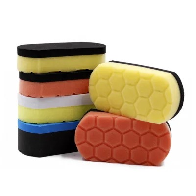 Factory Auto Care EVA Composite PU Leather Paint Cleaning Sponge Polishing Sealing Sponge