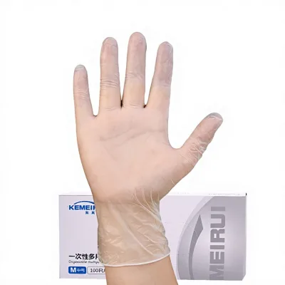 [100-piece Boxed Set Free Shipping] Food-grade Disposable PVC TPE Nitrile Gloves Catering Teeth Multipurpose
