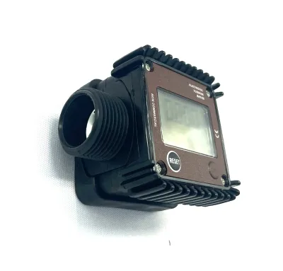 K24 Digital LCD Variable Area Fuel Tank Metering System Plastic High Flow Fuel Flow Meter Dispensers Liquid Measuring Tool for