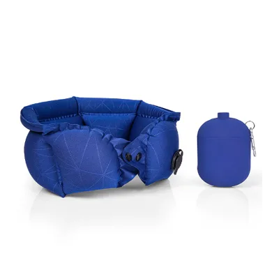 GARIDA Press to Inflate Portable U-shaped Pillow for Airplanes and Cars Three-in-one Portable Inflatable Neck GCT-102