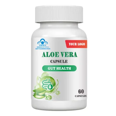 Natural Gut Health Aloe Vera Capsule Herbal Supplement for Constipation