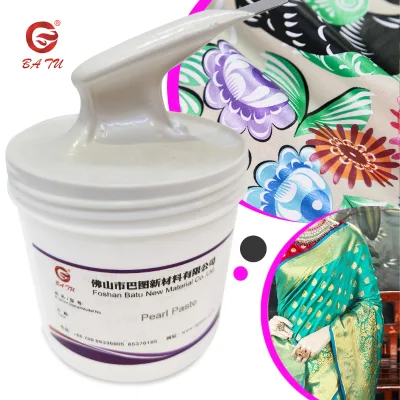 Africa Hot Selling Pearl Ink Silk Screen Paint for Head Wraps Printing
