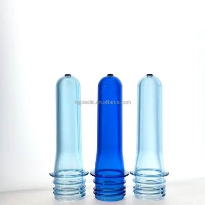 Multi-Colored PET Manufacture 28mm Water Bottle Blue Packaging Preform