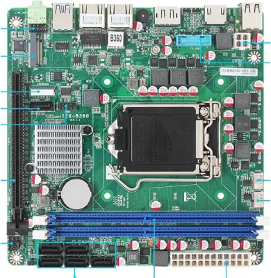 ITX Intel DDR4 64GB RAM Desktop Motherboard New