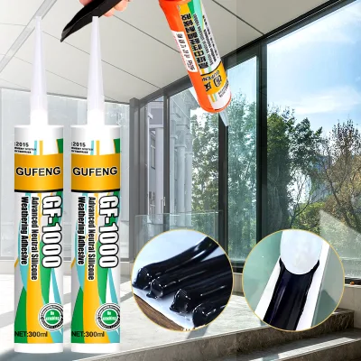 Factory Direct 300ml High-Performance White Silicone Sealant for Home Improvement Resin Epoxy Based for Leather Glass Bonding