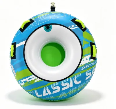 Customized Color Inflatable Water Toys Exciting Towable Tube Floating Car Towable Boat Game for Unique Water Amusement Facility