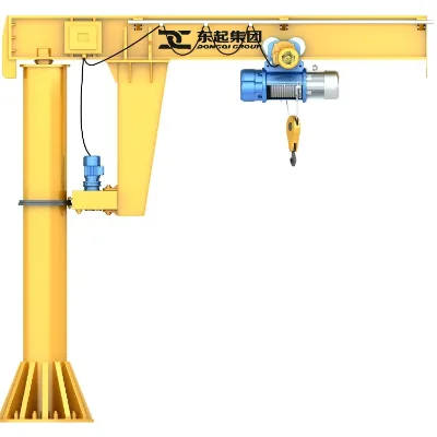 Workshop Floor Mounted Electric Hoist Jib Crane