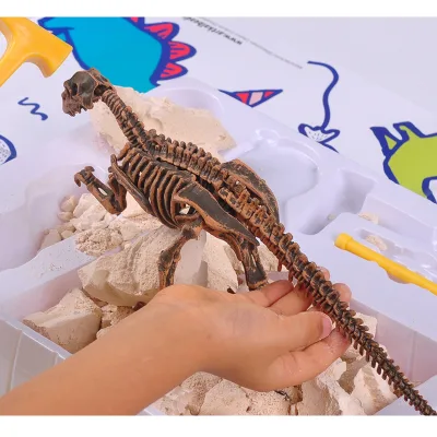 2023 New Arrive Dinosaurios Toys Fossils Mining Kit Kids Sciecnce Educational Dino Skeletons Dig Dinosaur fossil Toys