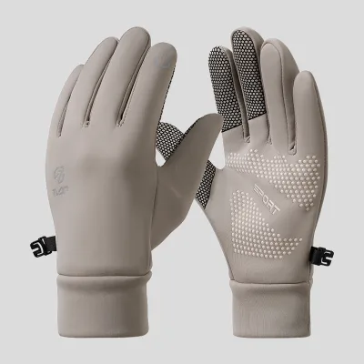 Custom Logo Full-Finger Waterproof Cycling Adults Man Sport Racing Gloves