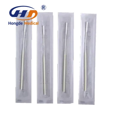 HD812 Disposable Collection Nasopharyngeal Sponge Swab Sterile Sampling Swab for Nasal Oral Test Kit