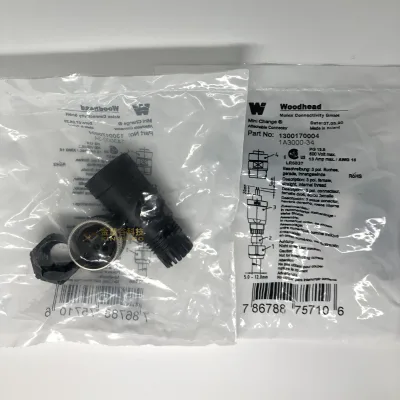 Molex 1A3000-34 Standard Circular Connector 6 Position Pin (Male) Solder IP67 Industrial