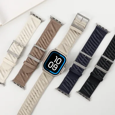 Suitable for Apple Watch 1-11/Ultra 1-3/SE Wave Breath H Woven Strap 38/40/41mm42/44/45/49/10-11