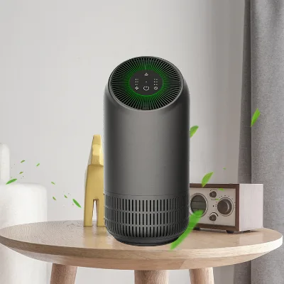 Mini Air Cleaner Carbon True Hepa Filter Air Purifier With 3 Stage Hepa Filter