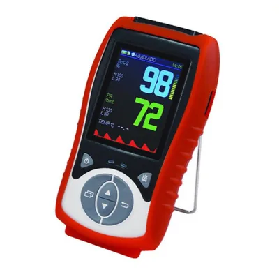 JQ-7600 Non-invasive Handheld Pulse Oximeter Compatible with Nellcor Spo2 Sensor Pediatric Neonatal Adult Patient Monitor