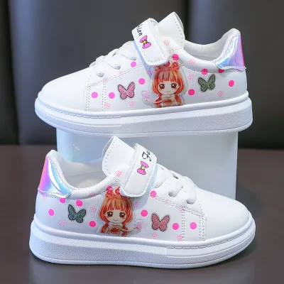 Children's Korean Style Ballet Flats 3-12 Years Old Girls' Low-Top Casual Sneakers for Spring Students