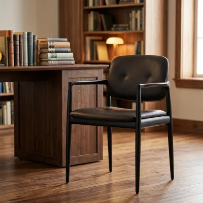 Modern Nordic Minimalist Solid Ash Wood Dining Chair with Backrest for Home Apartment Office