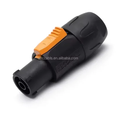 ABCCABLS 20A IP65 Waterproof Powercon Connector Lockable Power Plug for Stage Light Audio Equipment