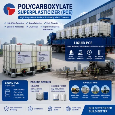 PCE Powder Polycarboxylate Superplasticizer, High Efficiency Water Reducer for Cement Dry Mortar Concrete Admixture