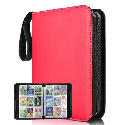 Hot Colors Available PU Leather Binder Album 9 Pockets 900+ Cards Premium Card Binder