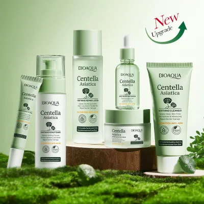 OEM Centella Asiatica Skin Care Set Cleanser Toner Serum Eye Cream Face Cream Face Moisturizer Skin Care