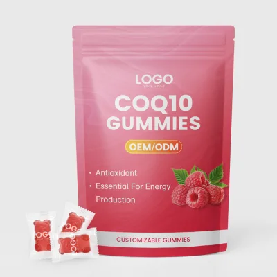 OEM/ODM Sugar Free Coenzyme Q10 Gummy Heart Health Supplements HALAL Wholesale Individually Packaged Coq10 Gummies in Bags