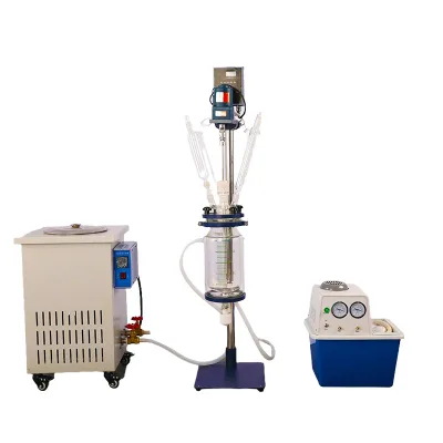3L Automatic Glass Reactor Lab Scale Chemical Reactor Unit with Digital Components Featuring Pressure Vessel Pump Motor Engine