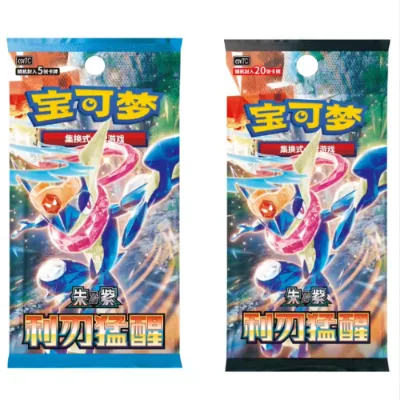 20 Box Chinese PTCG Blade Awakening Card Poke Anime Store TCG Trading Card Blind Box Game Gift Live Stream Wholesale
