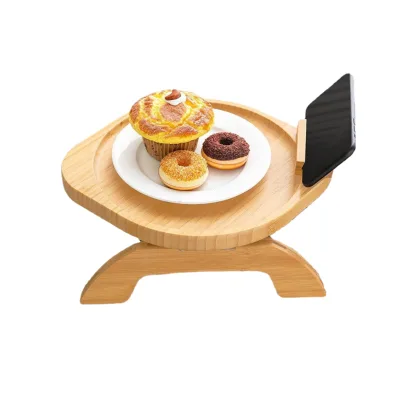 Bamboo Sofa Armrest Organizer Tray Table Couch Cup Holder Snack Tray Bamboo Sofa Couch Arm Rest Tray