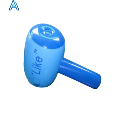 Cheap Durable Vinyl PVC air Blow Inflatable Hammer for Advertising Promotional Cheering Hammer Toy