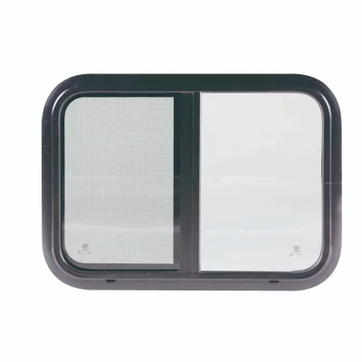 2022 Hot Popular Vehicle/Truck/Car Tempered Glass Both Sliding Window the Best Variegated Glass Rv Window