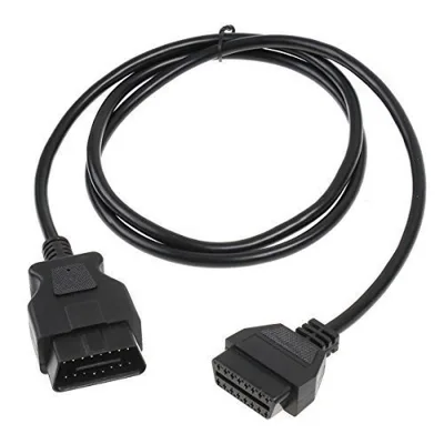 Automotive OBD2 Extension Cable 16Pin Male to Female Connection Adapter Obd2 Cable 1.5M 16 Core