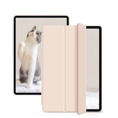 Folding Soft Silicone Cover Customize Logo Tablet Case for iPad 5th 6th Gen and Air 1 2 9.7inch