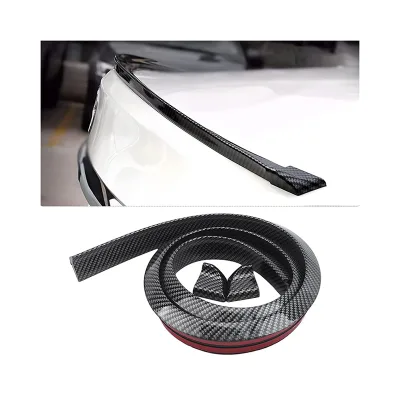 Car Front Bumper Lip Splitter Body Side Spoiler Skirt Retrofitting Tail Carbon Fiber Fixed Wing